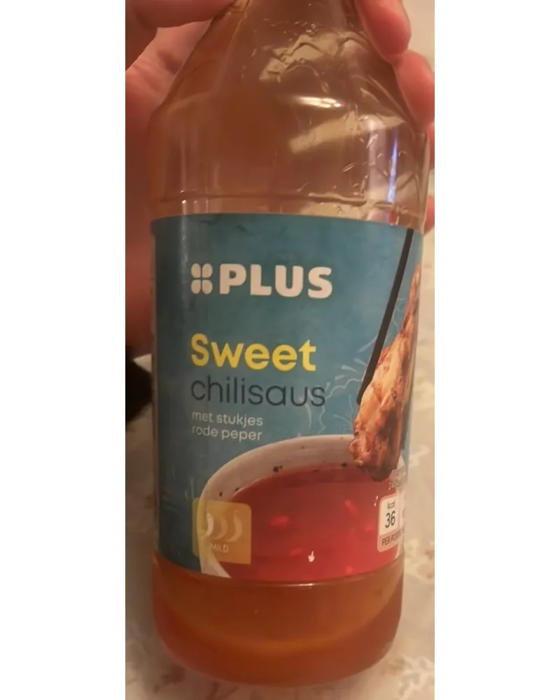 Photo of Sweet chilisaus met stukjes rode peper by Plus