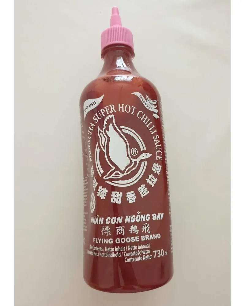 Photo of Sriracha super hot chilli sauce no msg by Flying Goose Brand
