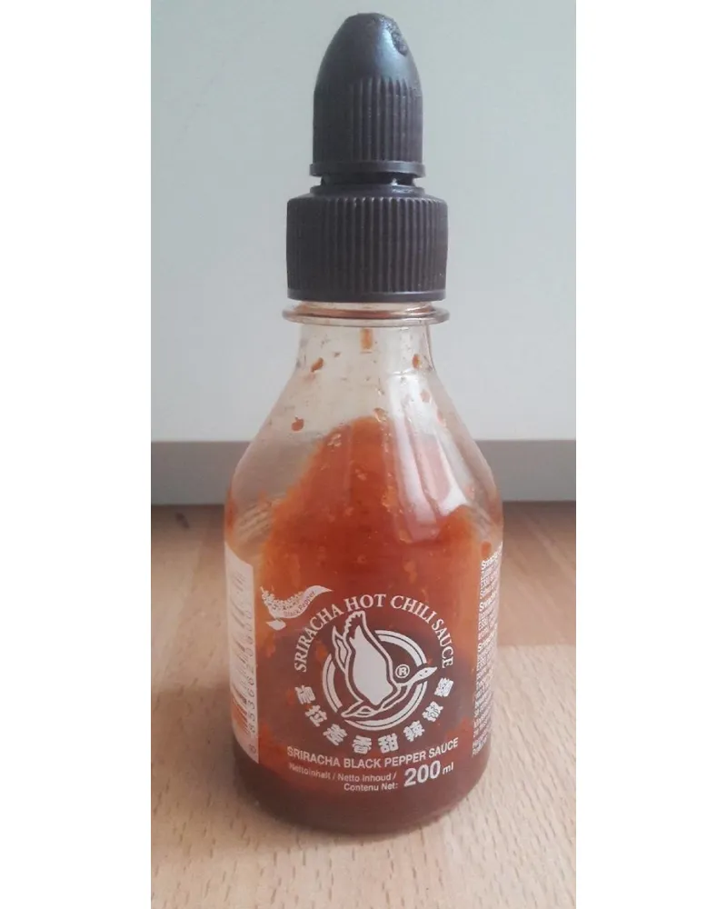 Photo of Sriracha black pepper sauce by Flying Goose Brand