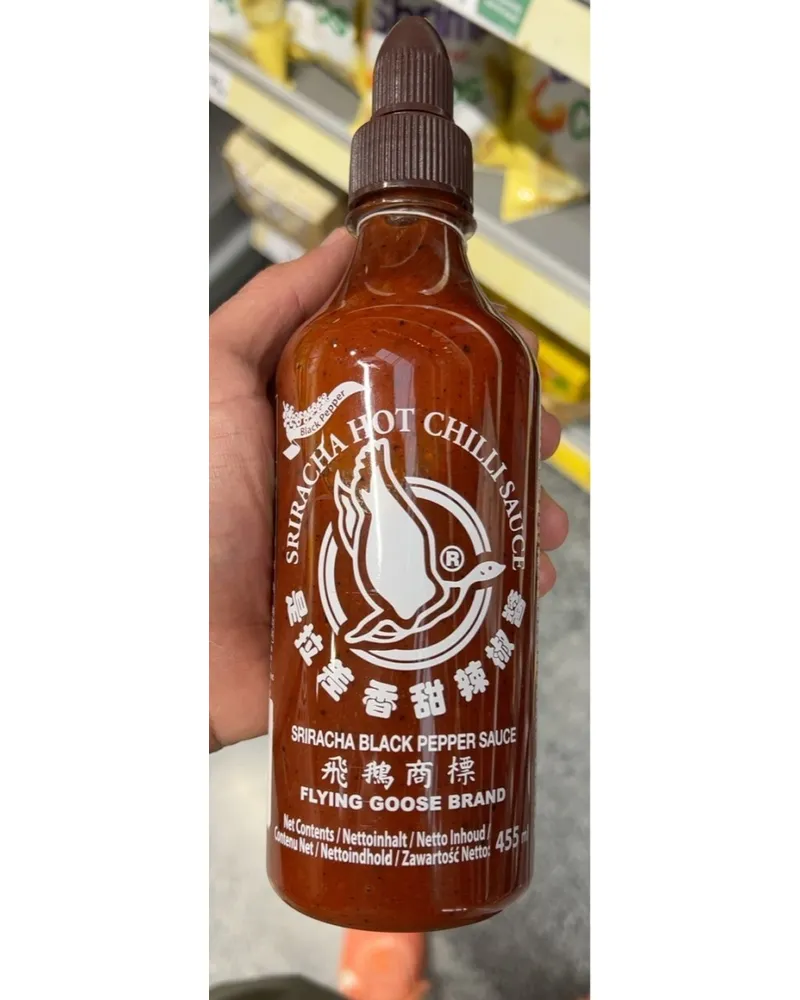 Photo of Sriracha black pepper sauce by Flying Goose